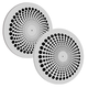 Swirl Flow Pattern Decorative Diffuser